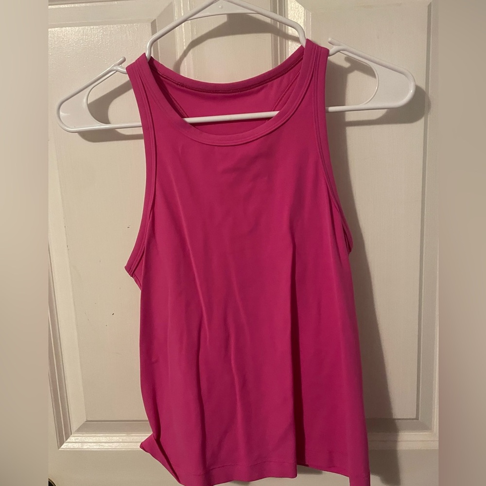 LULULEMON TANK TOP HOT PINK SIZE 10
